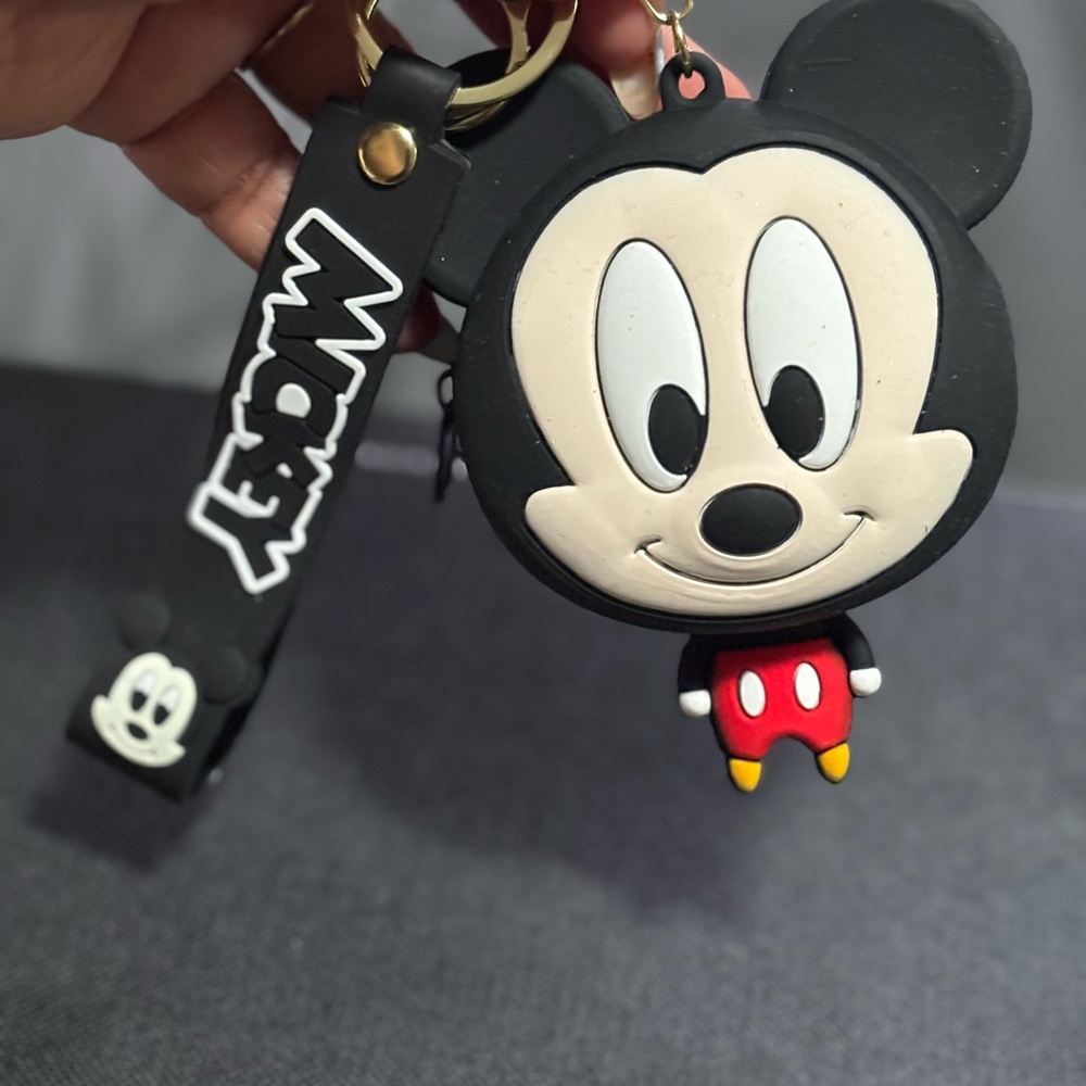 Mickey Mouse Keychain | Cartoon Lanyard & Charm